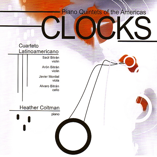 Clocks - Piano Quintets of the Americas album cover