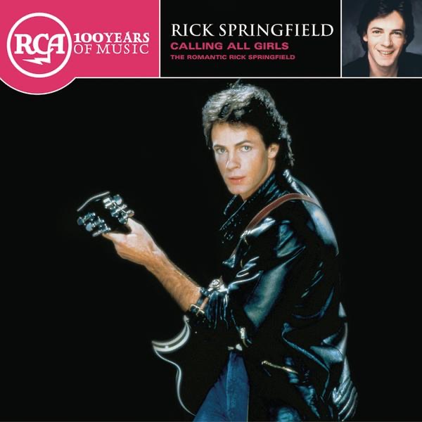 Calling All Girls - The Romantic Rick Springfield album cover