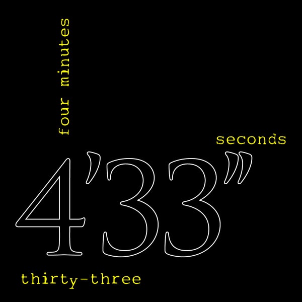 4'33'' album cover