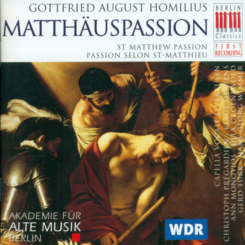 Homilius: St. Matthew Passion (Capella Vocale) album cover