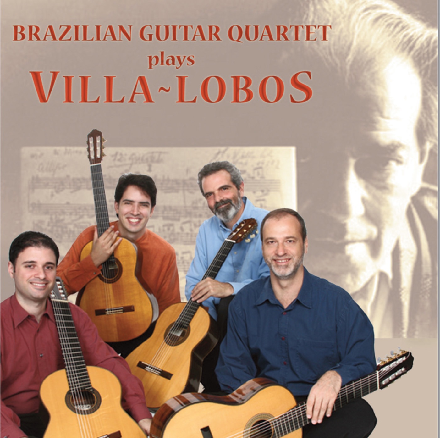 Brazilian Guitar Quartet Plays Villa-Lobos album cover