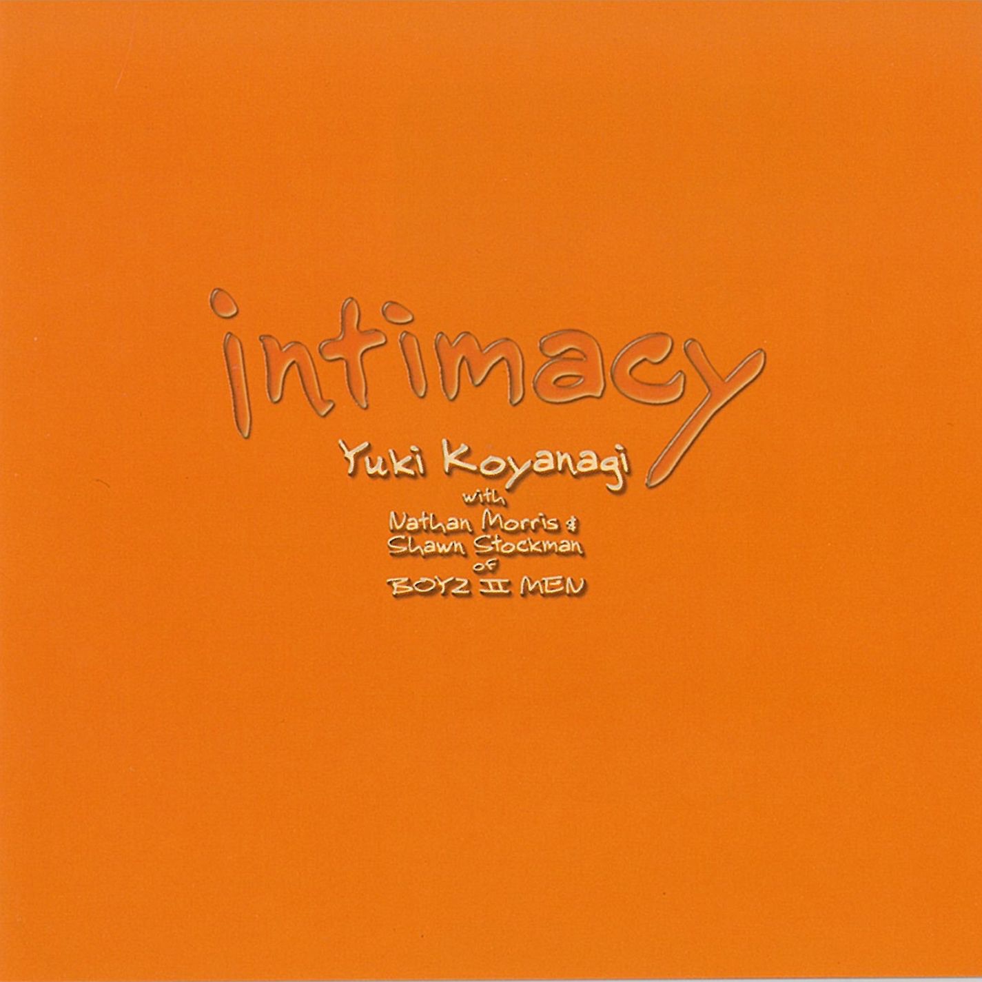 intimacy album cover