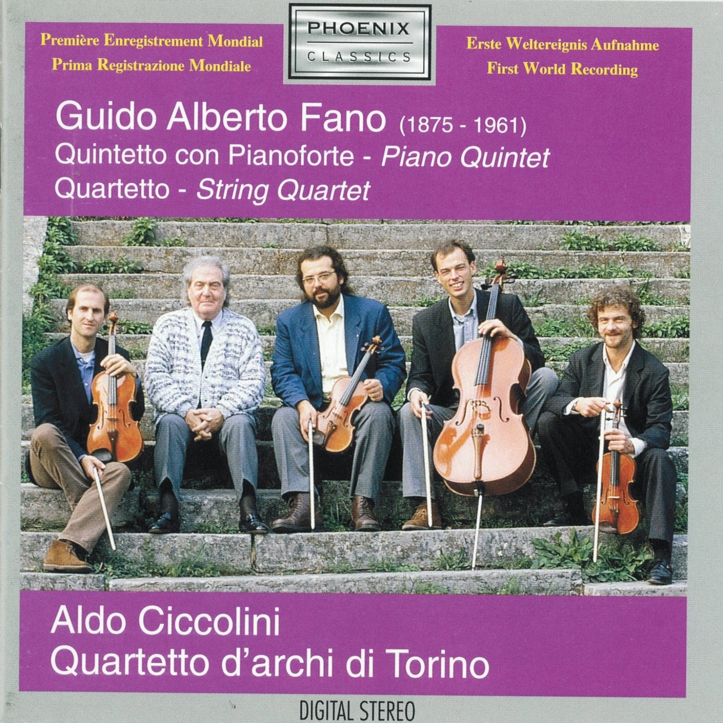 Guido Alberto Fano: Piano Quintet - String Quartet album cover