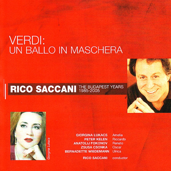 Verdi: Un ballo in maschera album cover