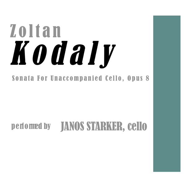 Sonata for Unaccompanied Cello, Op. 8 album cover