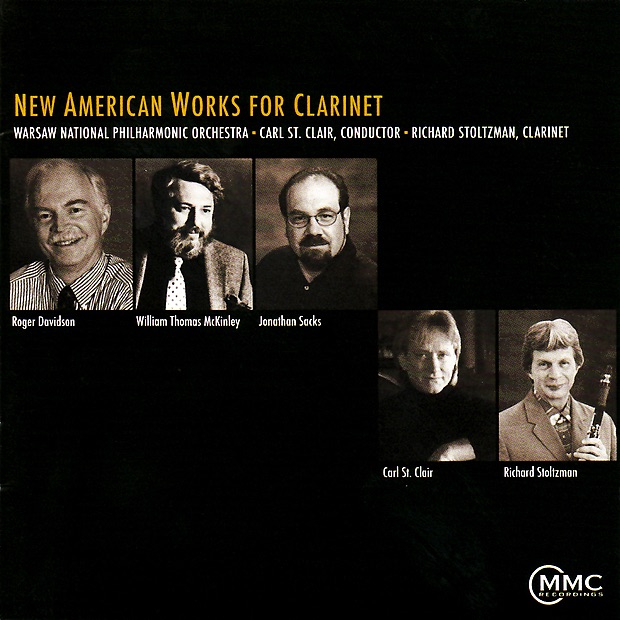 New American Works for Clarinet album cover