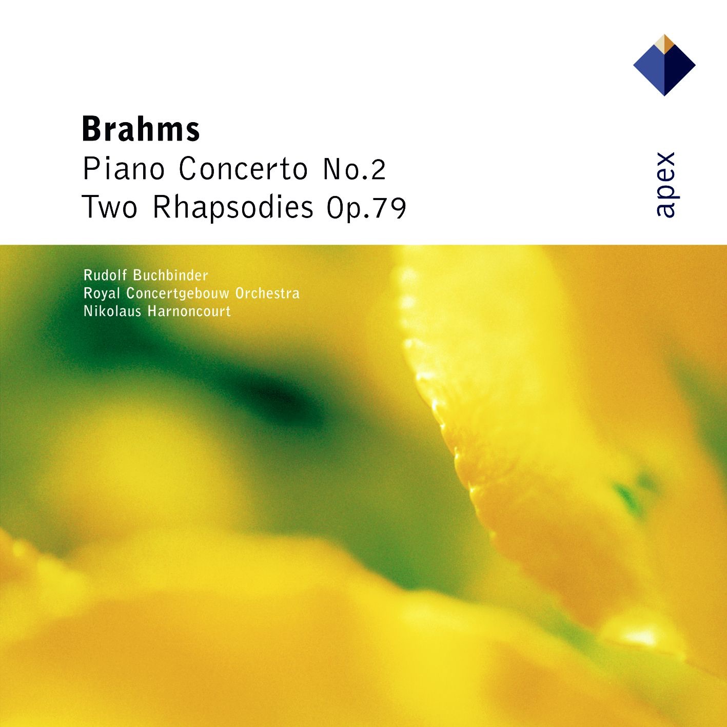 Brahms: Piano Concerto No. 2 & 2 Rhapsodies album cover