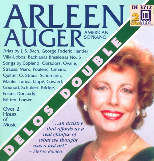 Arleen Auger: Arias album cover