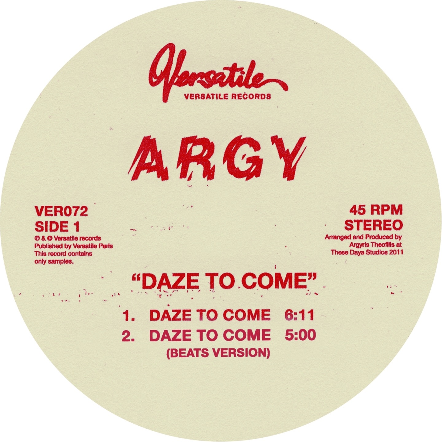 Daze to Come - EP album cover
