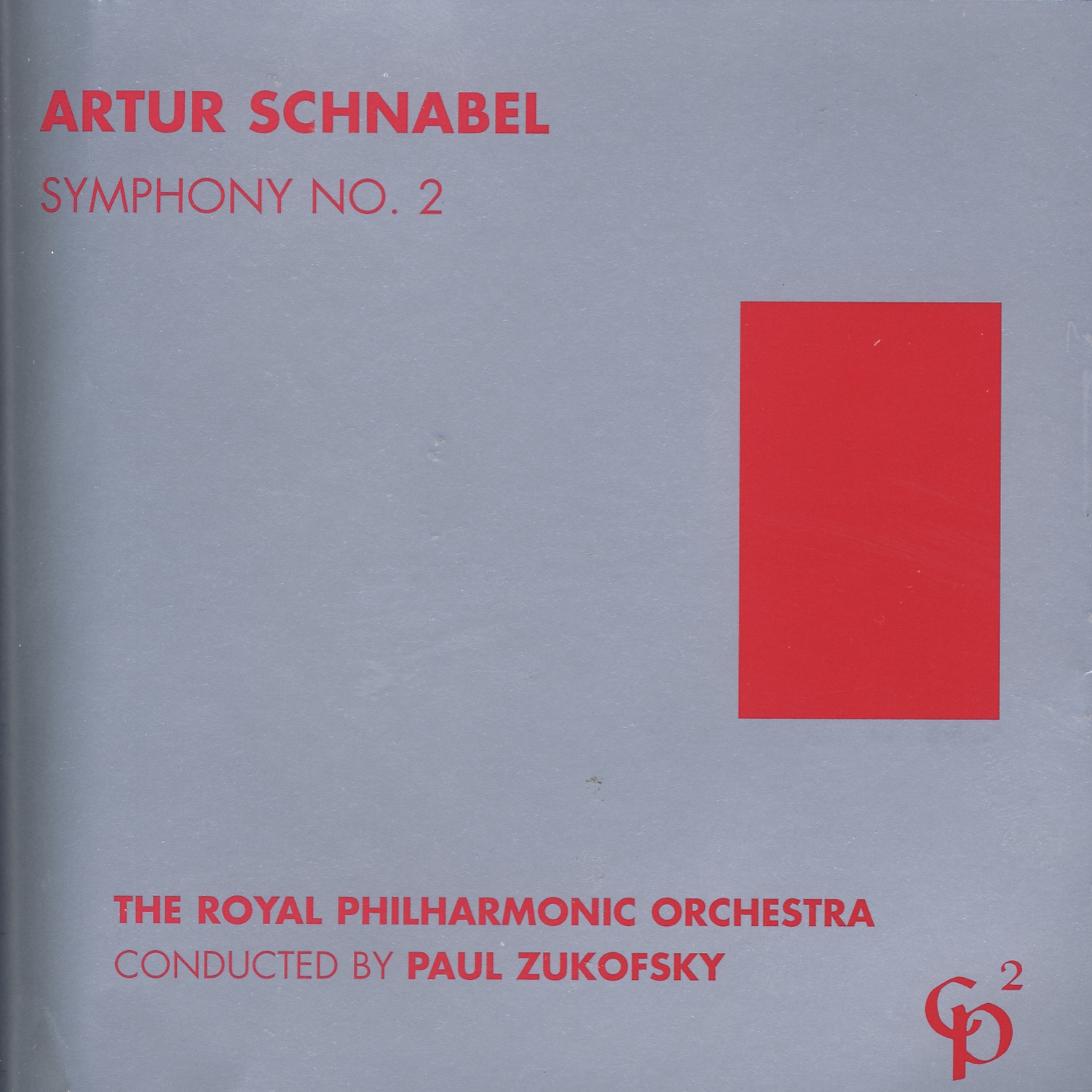Artur Schnabel - Symphony No. 2 album cover
