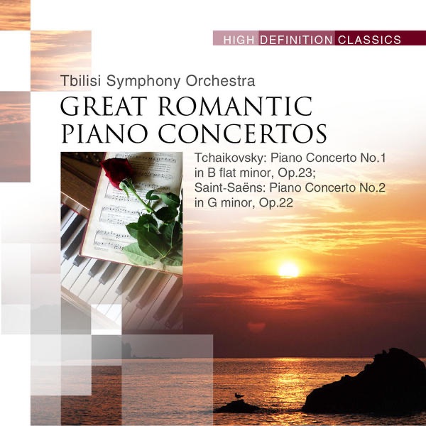 Great Romantic Piano Concertos; Tchaikovsky: Piano Concerto No.1 in B flat minor, Op.23; Saint-Saëns album cover