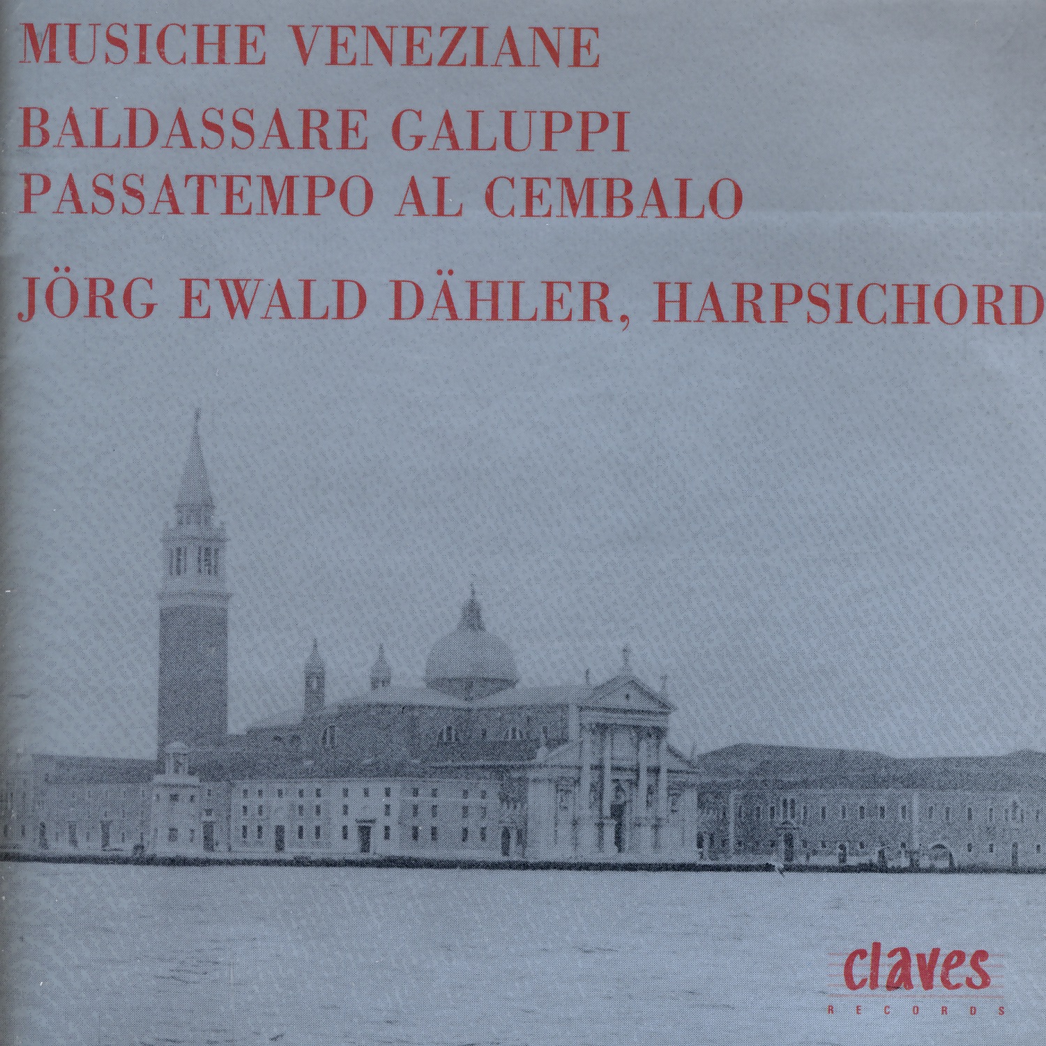 Galuppi: Passatempo Al Cembalo album cover