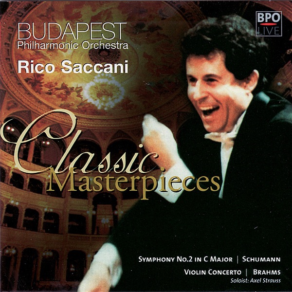 Schumann: Symphony No. 2 - Brahms: Violin Concerto, Op. 77 album cover