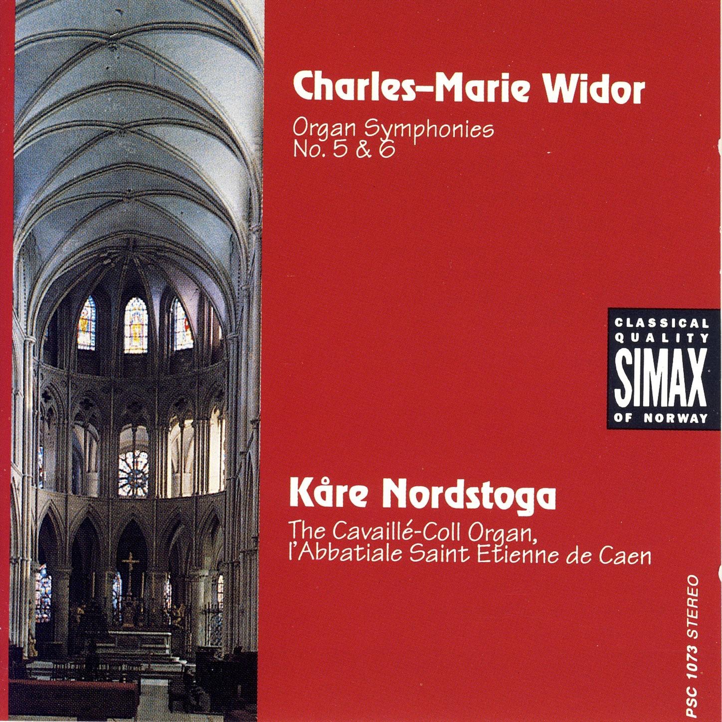 Widor: Organ Symphonies No. 5 & 6 album cover