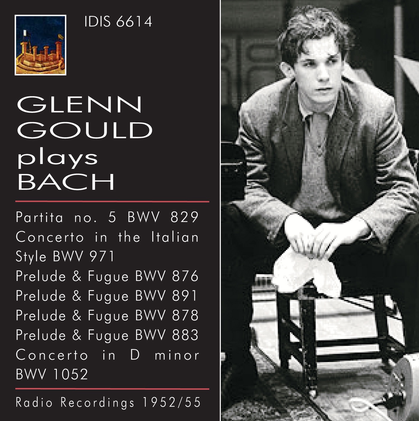Glenn Gould Plays Bach (1952-1955) album cover