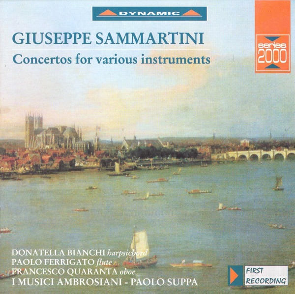 Sammartini: Concertos in A Major, D Major, B-Flat Major & C Major for Various Instruments album cover