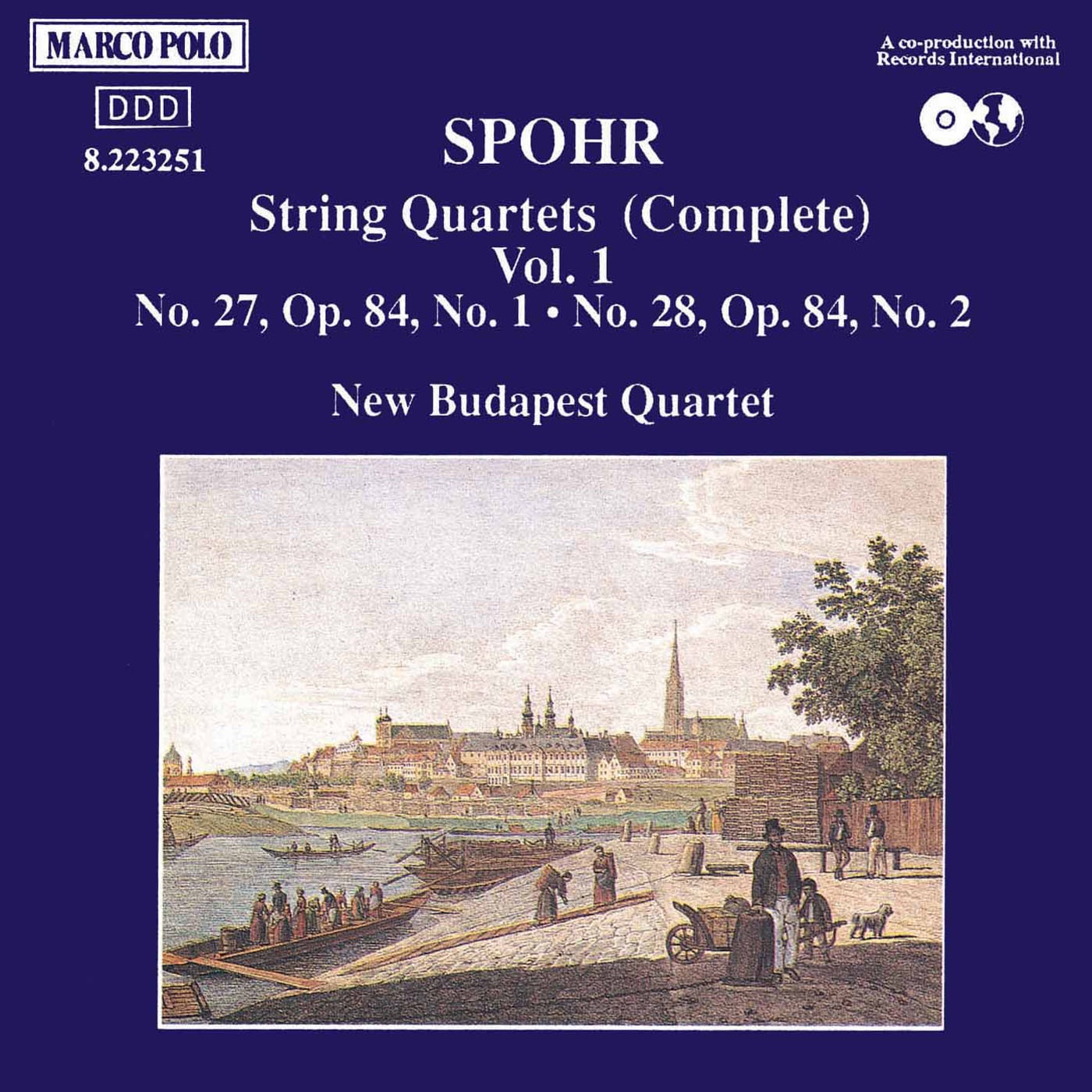 Spohr: String Quartets Vol. 1 album cover