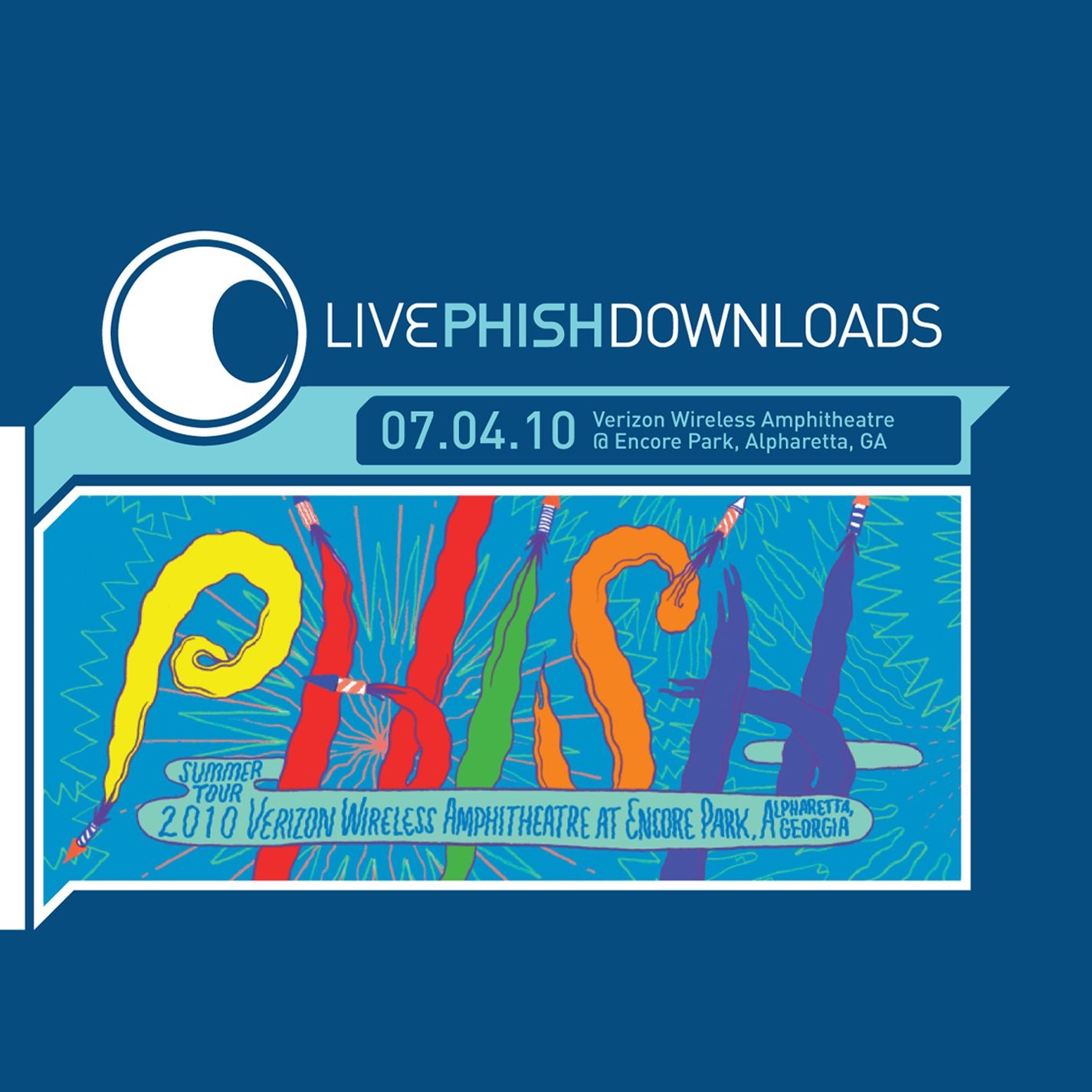Phish (Live At Verizon Wireless At Encore Park, Alpharetta, GA 7/4/10) album cover
