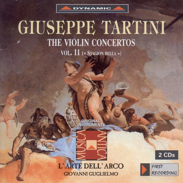 Tartini: Violin Concertos, Vol. 11 - D. 14, 23, 40, 41, 70a, 77, 87, 113 album cover