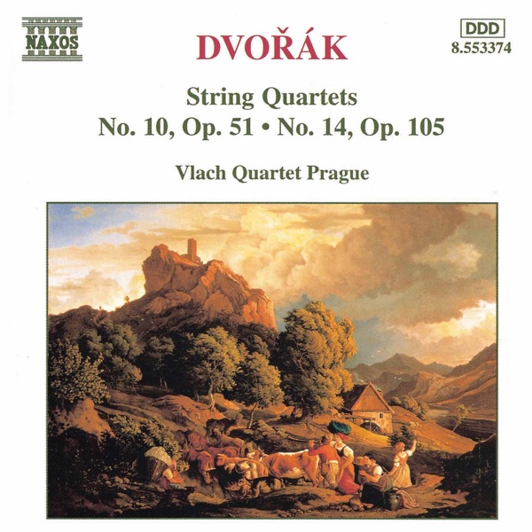Dvorak: String Quartets No. 10, Op. 51 & No. 14, Op. 105 album cover