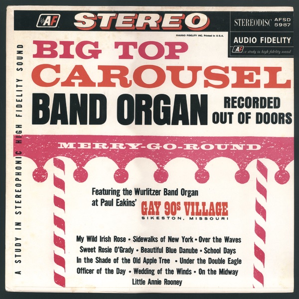 Big Top Carousel Band Organ album cover