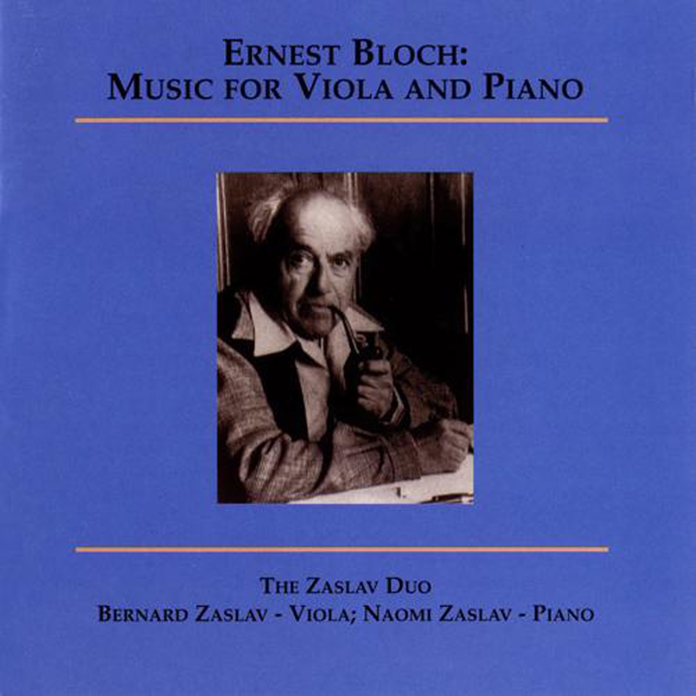 Bloch: Music for Viola and Piano (Zaslav Duo) album cover