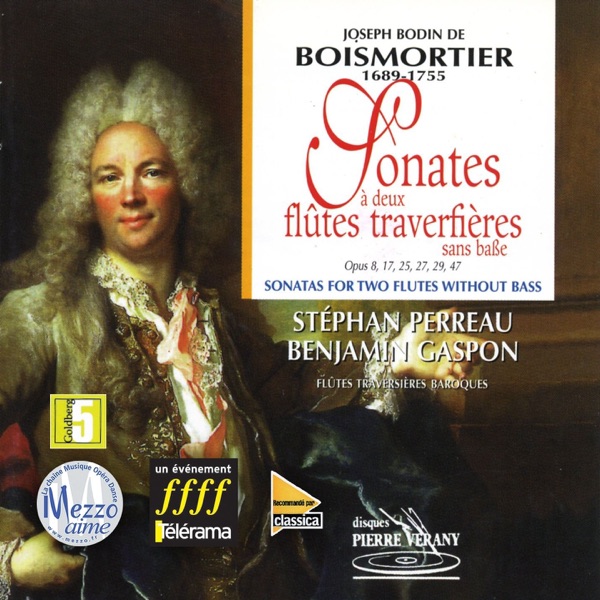 Boismortier : Sonates à deux flûtes traversières sans basse album cover