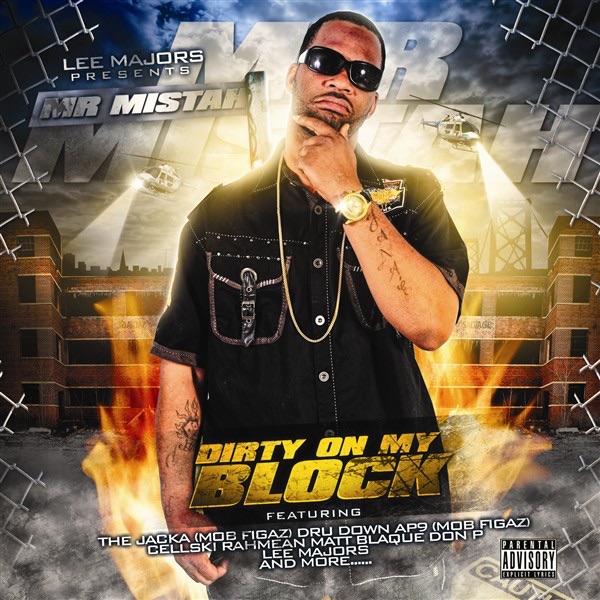Dirty On My Block (Lee Majors Presents Mr. Mistah) album cover