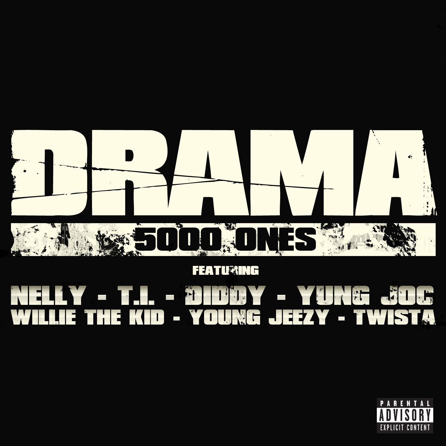 5000 Ones (feat. Nelly, T.I., Diddy, Yung Joc, Willie the Kid, Young Jeezy & Twista) - Single album cover