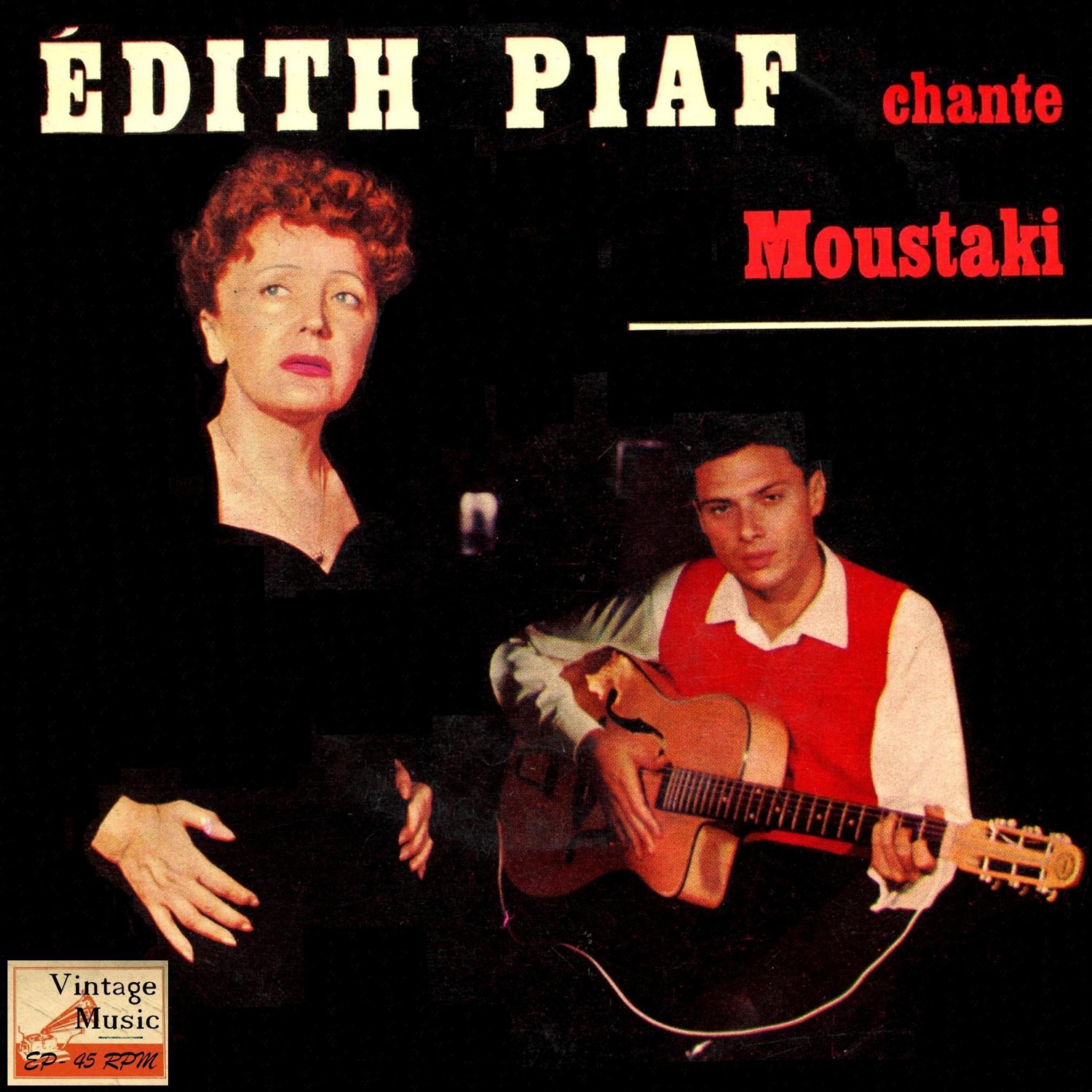 Édith Piaf chante Moustaki - EP album cover
