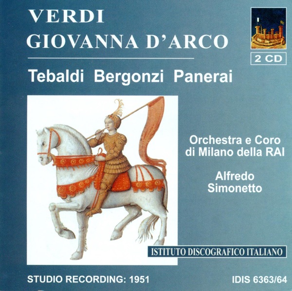 Verdi, G.: Giovanna D'Arco [Opera] (1951) album cover