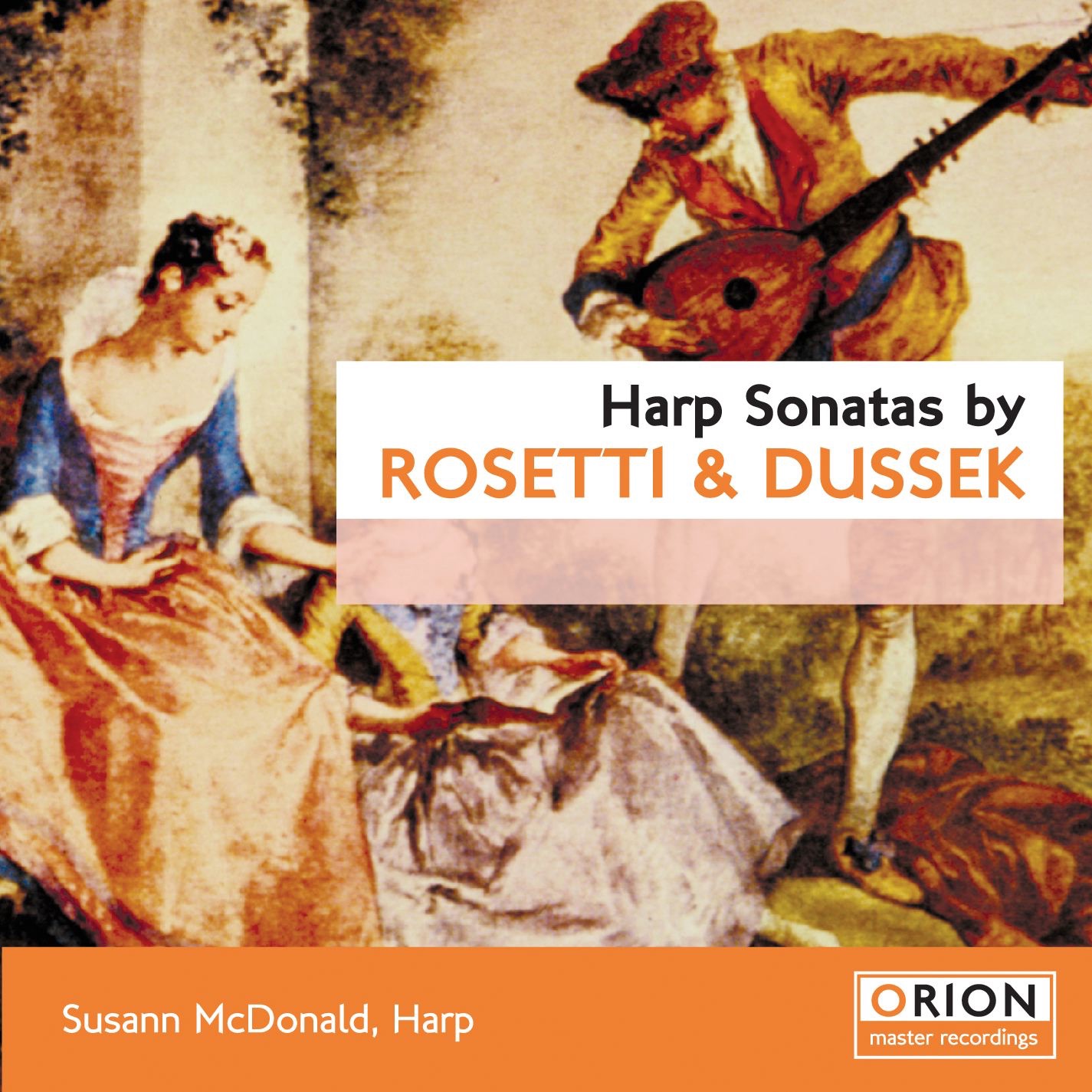 Harp Sonatas by Rosetti & Dussek album cover