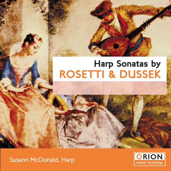 Harp Sonatas by Rosetti & Dussek album cover