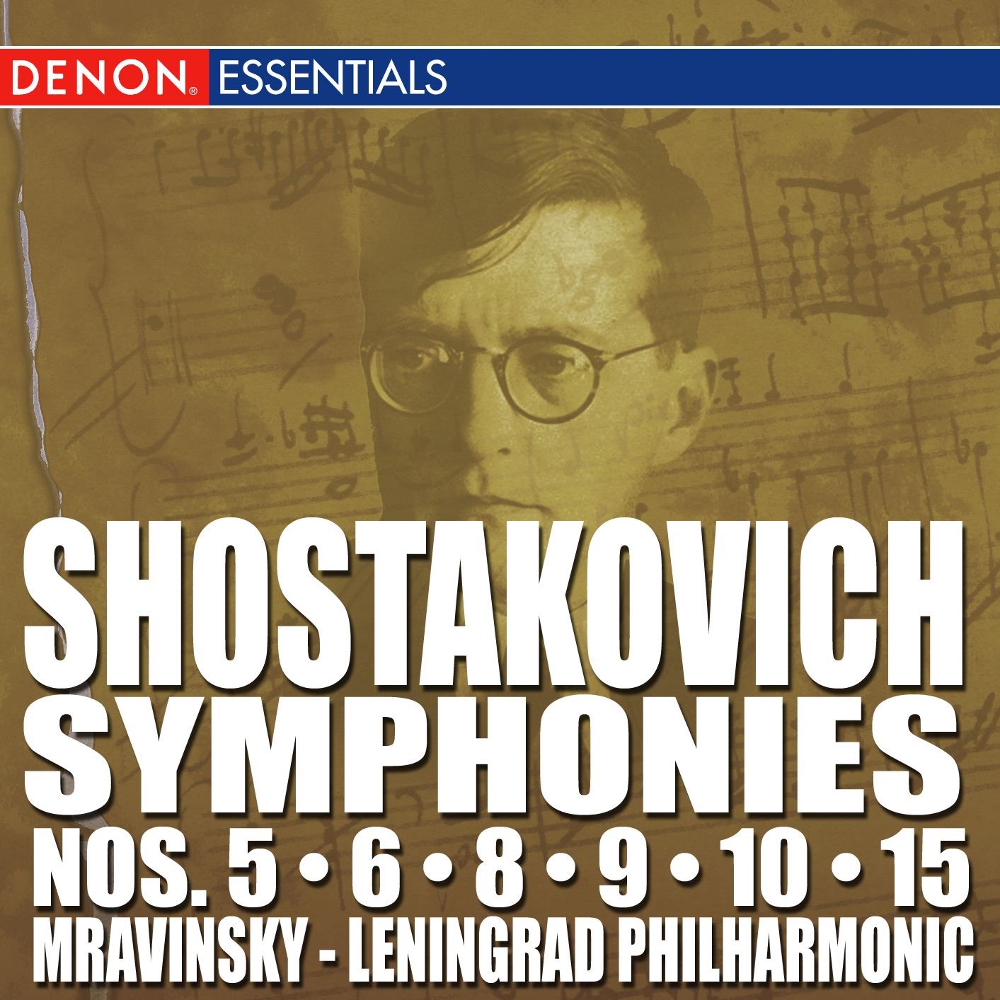Shostakovich: Symphonies Nos. 5, 6, 8, 9, 10 & 15 album cover