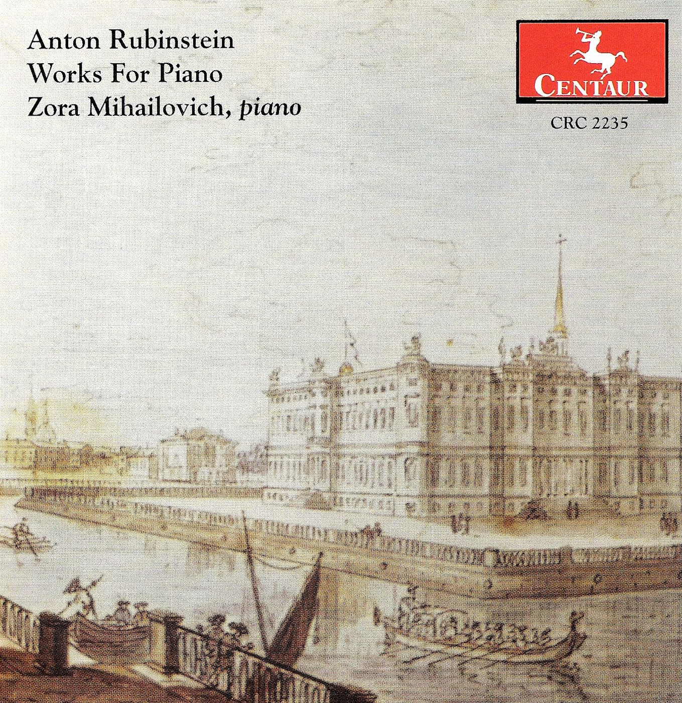 Rubinstein, A.: Piano Music album cover