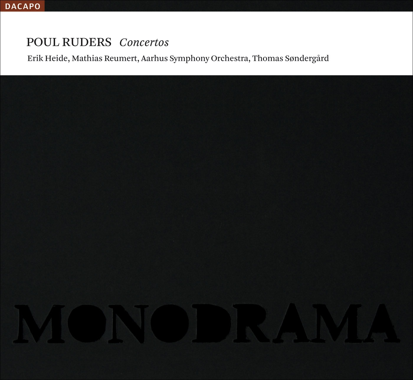 Ruders, P.: Concerto In Pieces - Violin Concerto No. 1 - Monodrama album cover