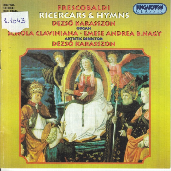 Ricercars album cover