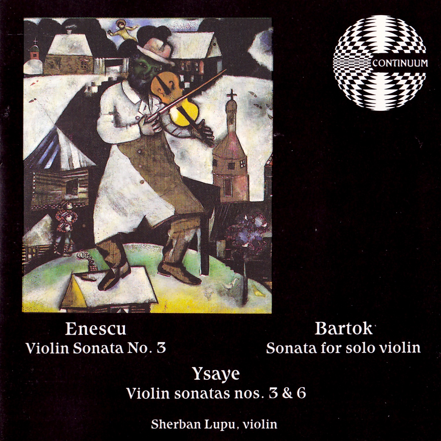 Enescu Bartok Ysaye album cover