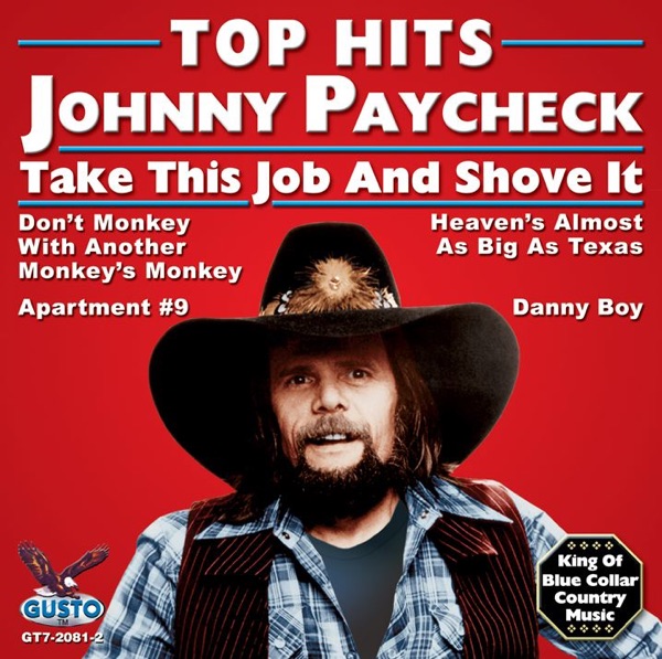 Top Hits: Johnny Paycheck - Take This Job and Shove It - EP album cover