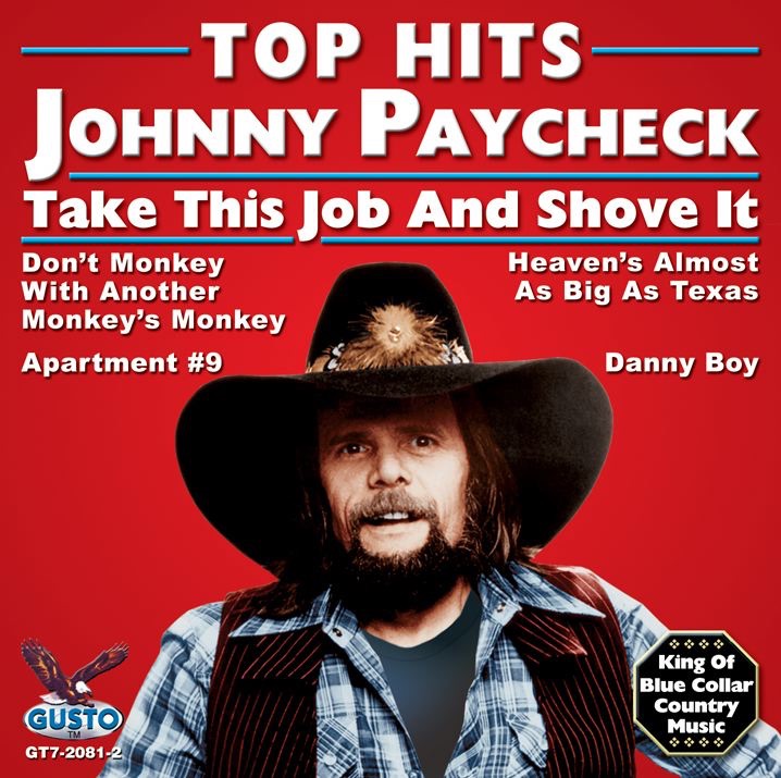 Top Hits: Johnny Paycheck - Take This Job and Shove It - EP album cover