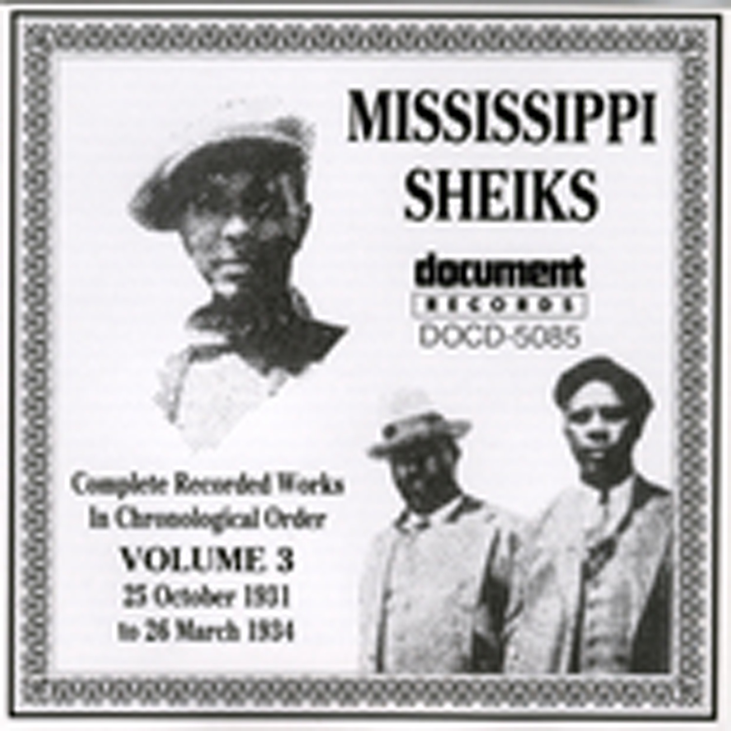 Mississippi Sheiks Vol. 3 (1931-1934) album cover