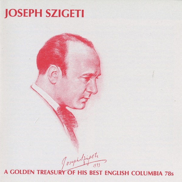 A Golden Treasury of His English Columbia 78s (1931-1937) album cover