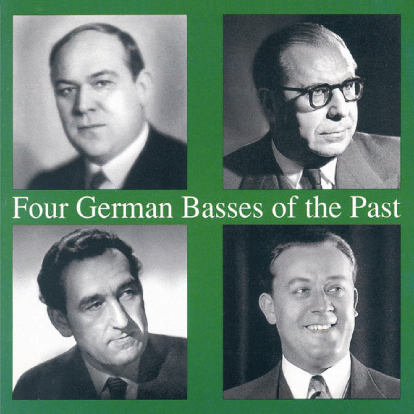 Four German Basses Of The Past album cover