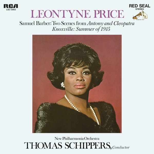 Leontyne Price - Samuel Barber album cover