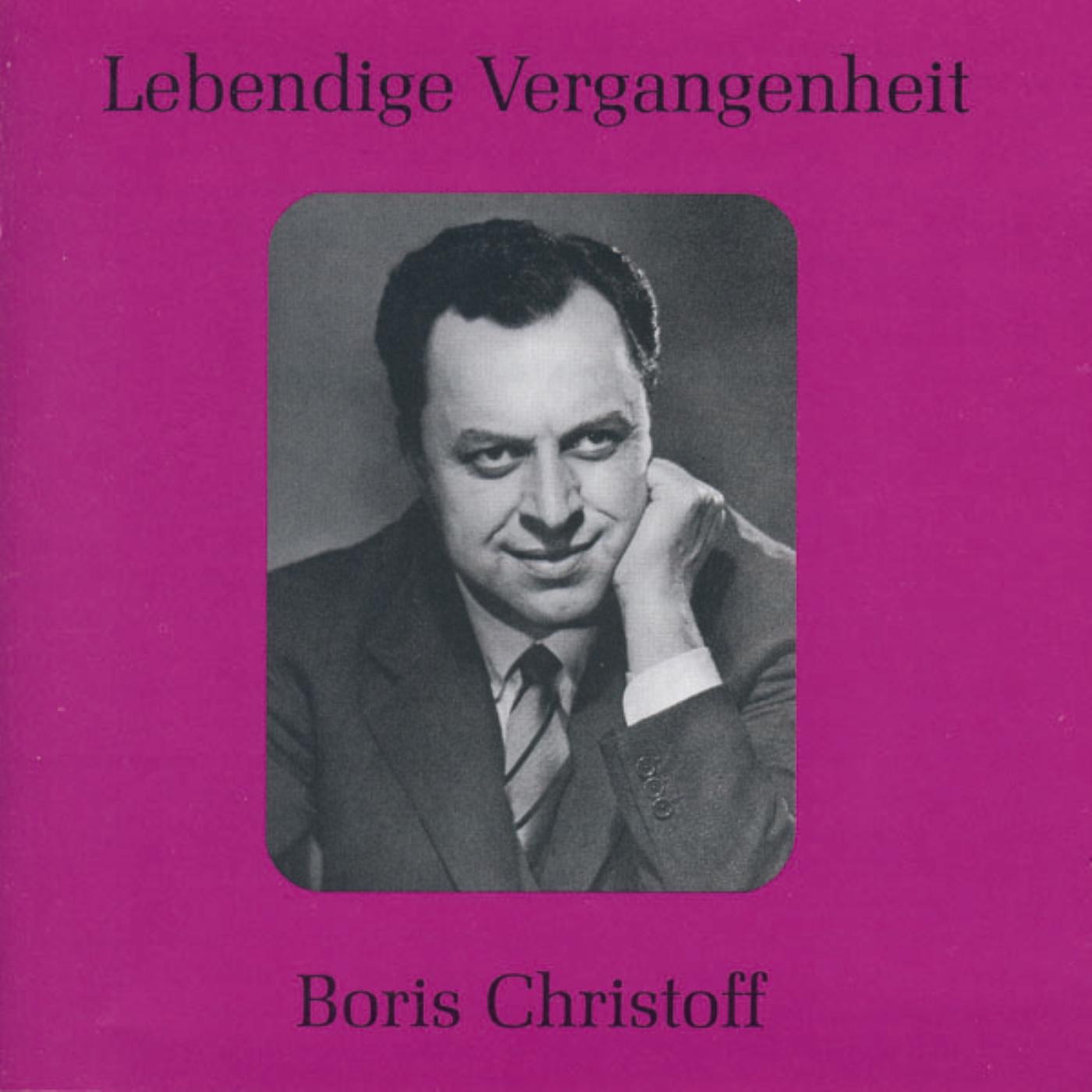 Lebendige Vergangenheit - Boris Christoff album cover