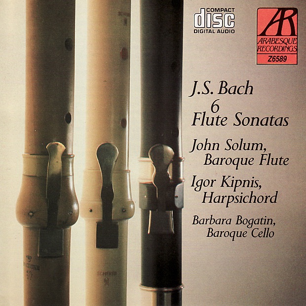 Bach: Six Flute Sonatas album cover