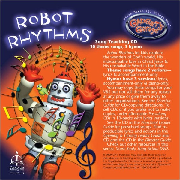 Gadget's Garage: Robot Rhythms (Music Only) album cover