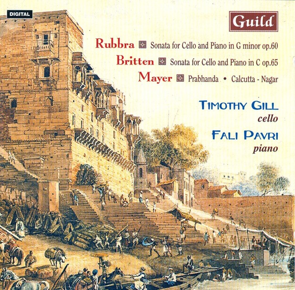 Cello and Piano Music by Mayer, Rubbra and Britten album cover