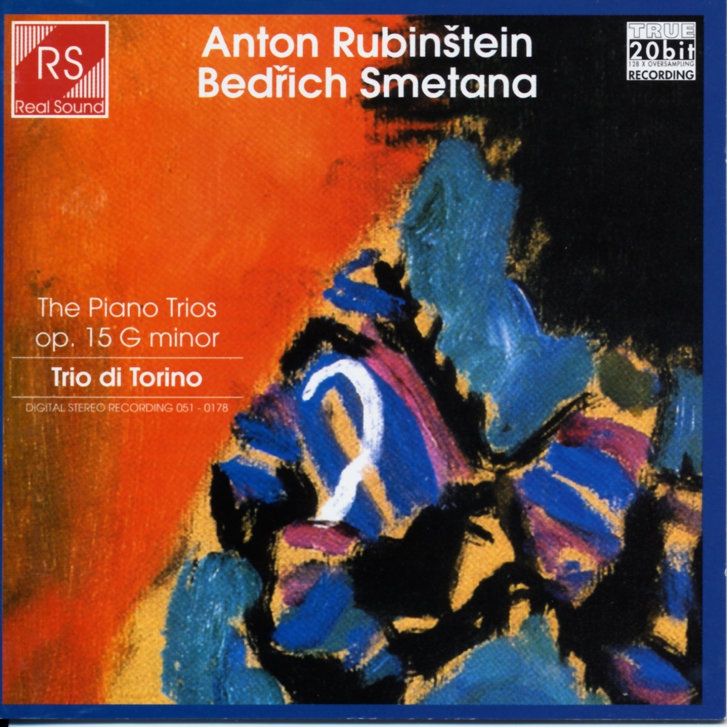 Rubinstein & Smetana: The Piano Trios in G Minor, Op. 15 album cover