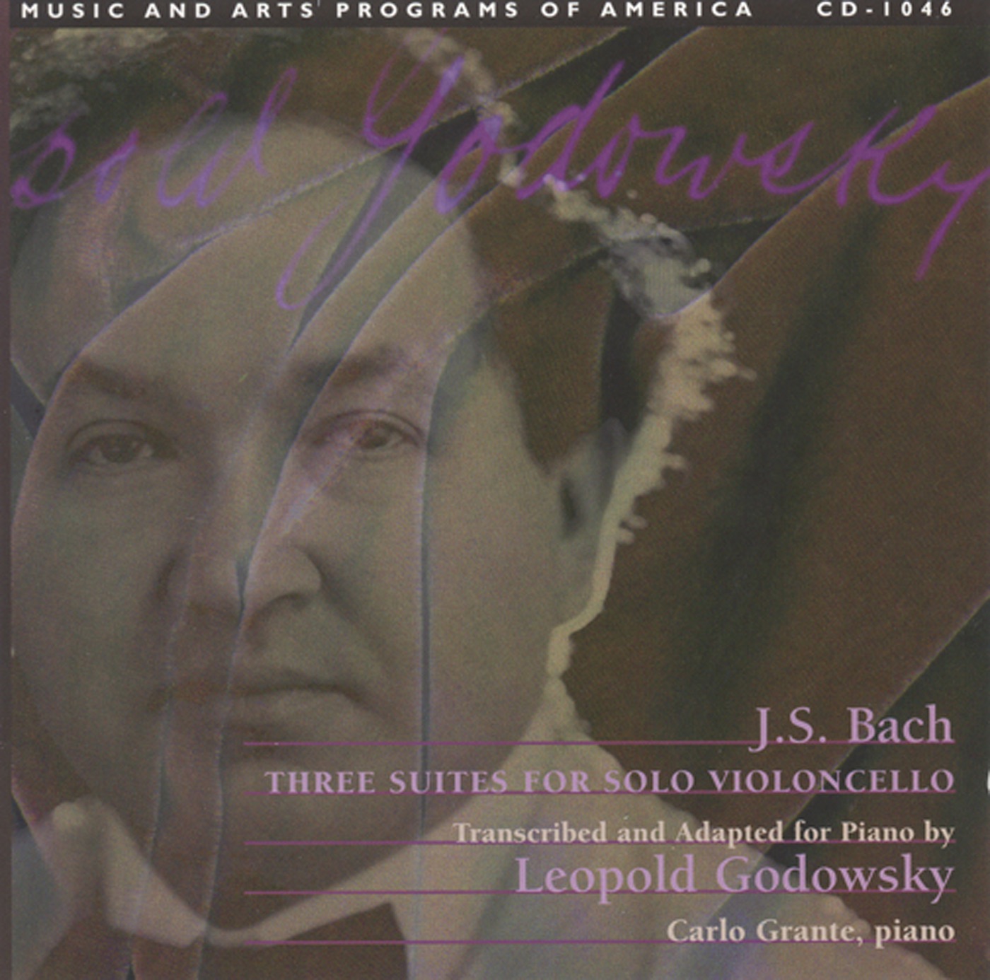 Godowsky, L.: Godowsky Edition (The), Vol. 3 – J.S. Bach Cello Suite Transcriptions album cover